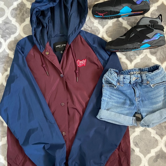 OBEY WATER REPELLENT BUTTON UP - Picture 1 of 3